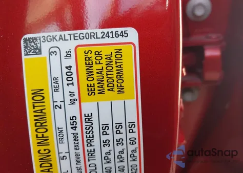 2024 GMC Terrain Awd Sle from USA, damaged, VIN 3GKALTEG0RL241645